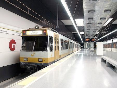 Línea 1 Metrovalencia (Llíria/Bétera - Castelló/Torrent Avinguda): Horarios, paradas y mapa 
